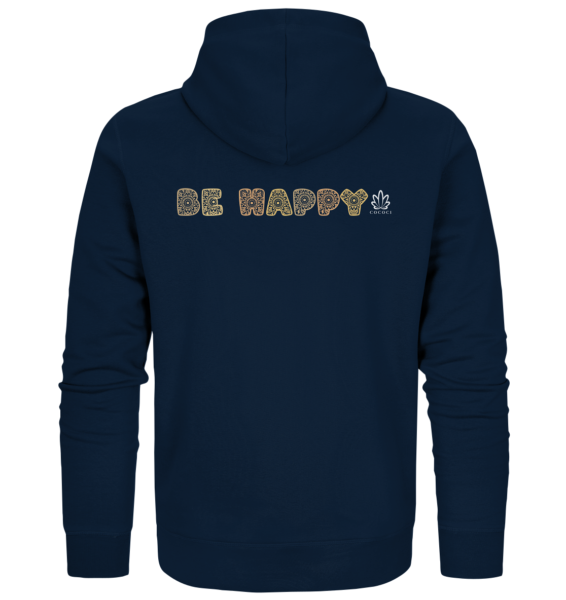 Be Happy - Organic Zipper - cococi-clothing