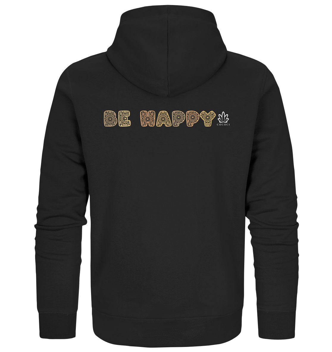 Be Happy - Organic Zipper - cococi-clothing