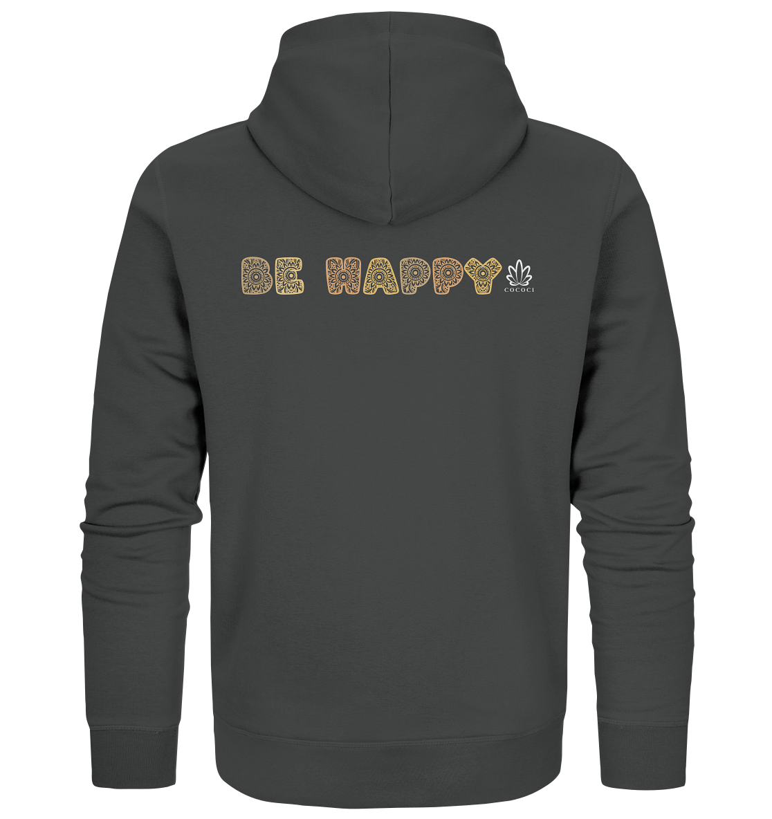 Be Happy - Organic Zipper - cococi-clothing