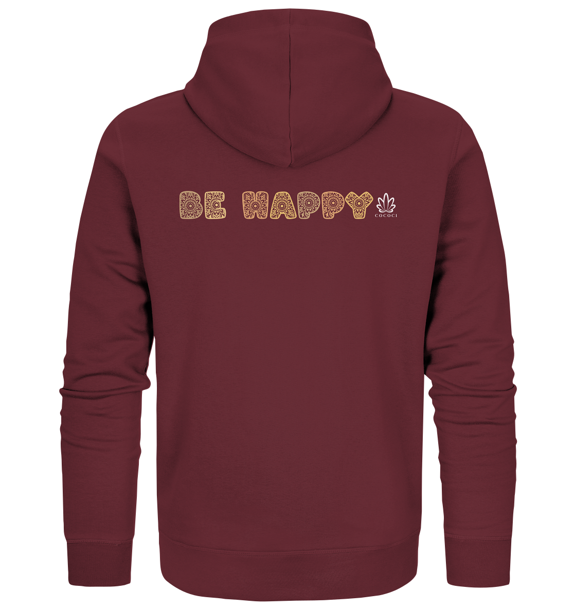 Be Happy - Organic Zipper - cococi-clothing