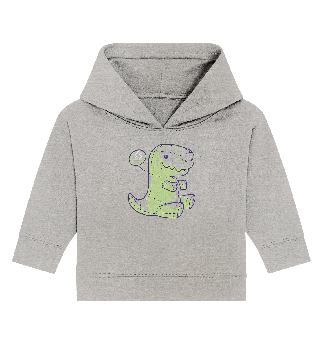 Dino - Baby Organic Hoodie - cococi-clothing