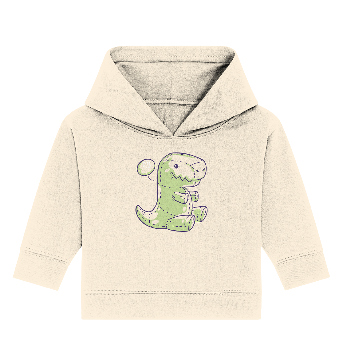 Dino - Baby Organic Hoodie - cococi-clothing