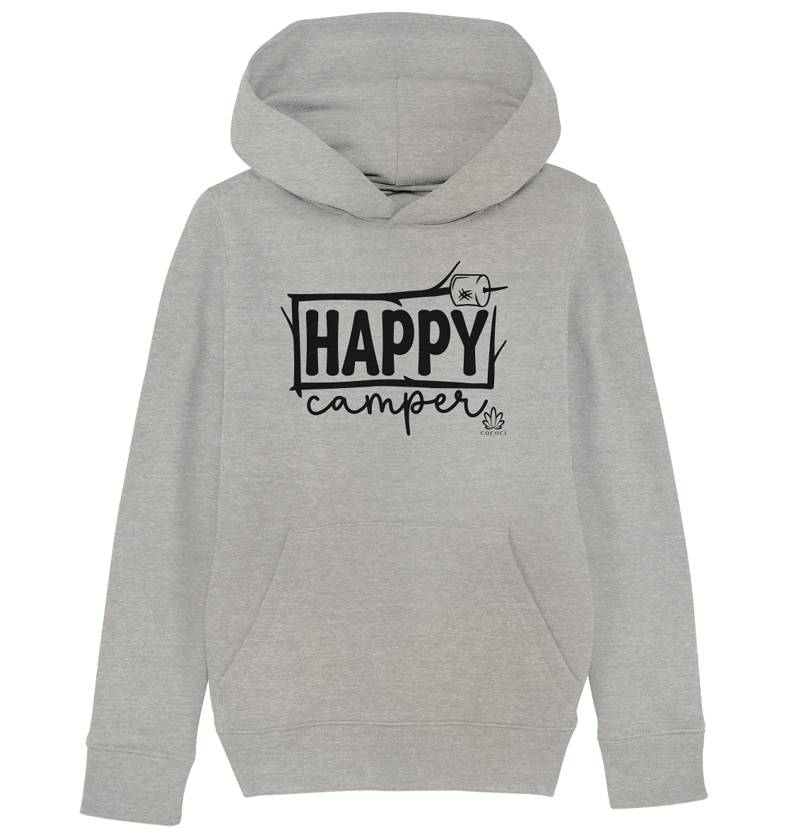 Happy Camper II - Kids Organic Hoodie - cococi-clothing