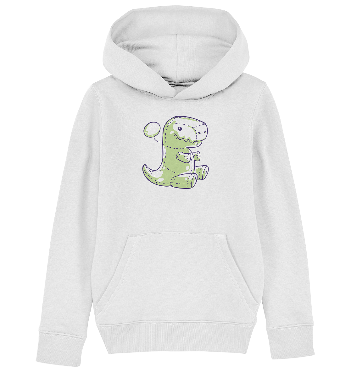 Dino - Kids Organic Hoodie - cococi-clothing