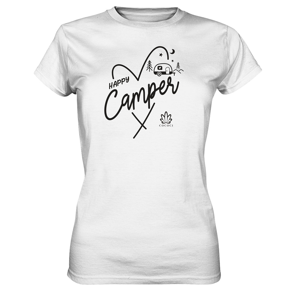 Happy Camper III - Ladies Premium Shirt