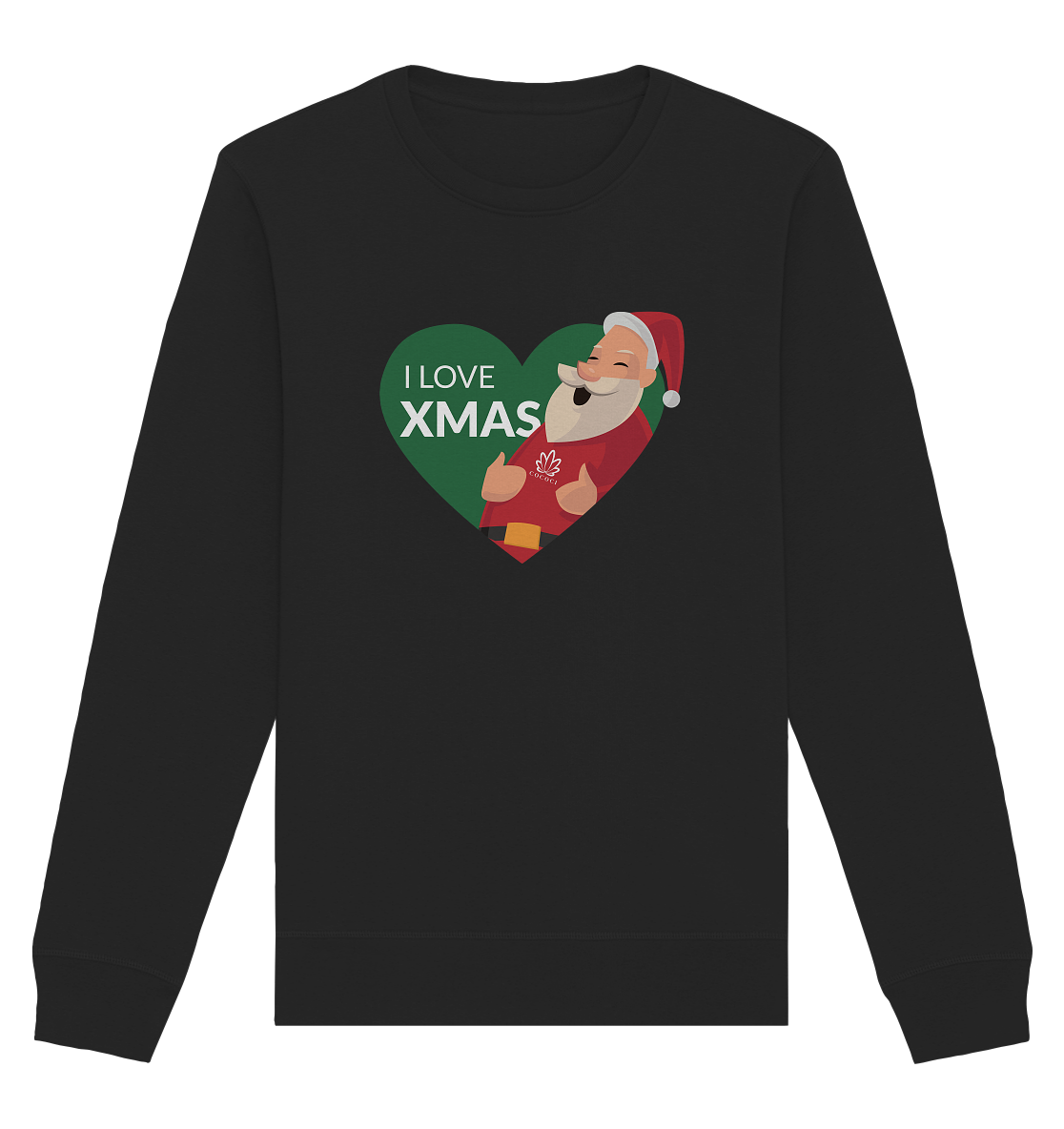 I Love Xmas - Organic Basic Unisex Sweatshirt