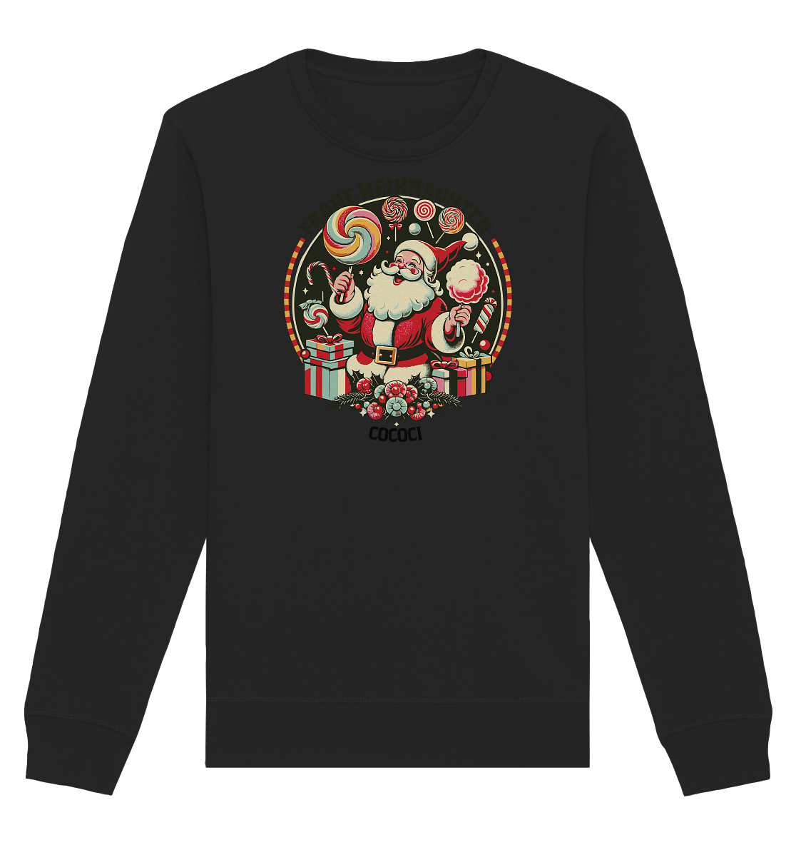 Santa - Organic Basic Unisex Sweatshirt