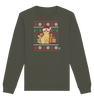 Xmas Kitten - Organic Basic Unisex Sweatshirt