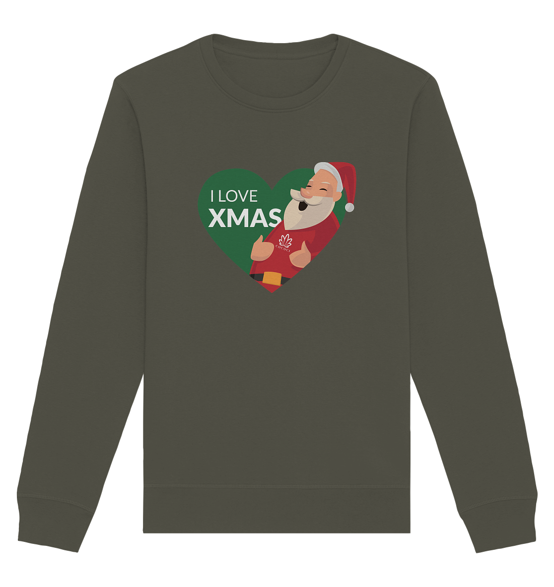 I Love Xmas - Organic Basic Unisex Sweatshirt