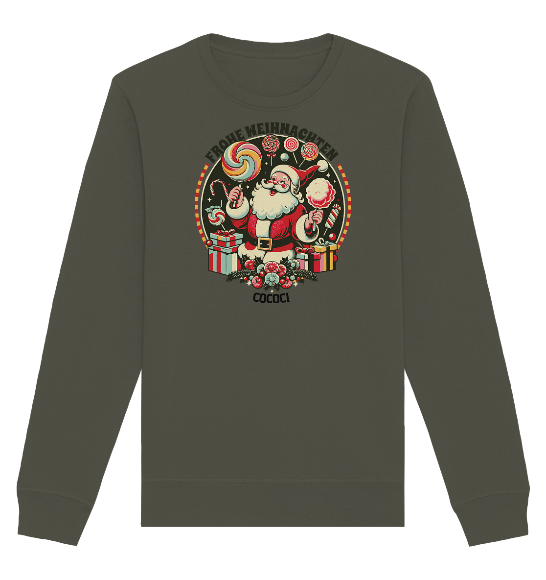 Santa - Organic Basic Unisex Sweatshirt