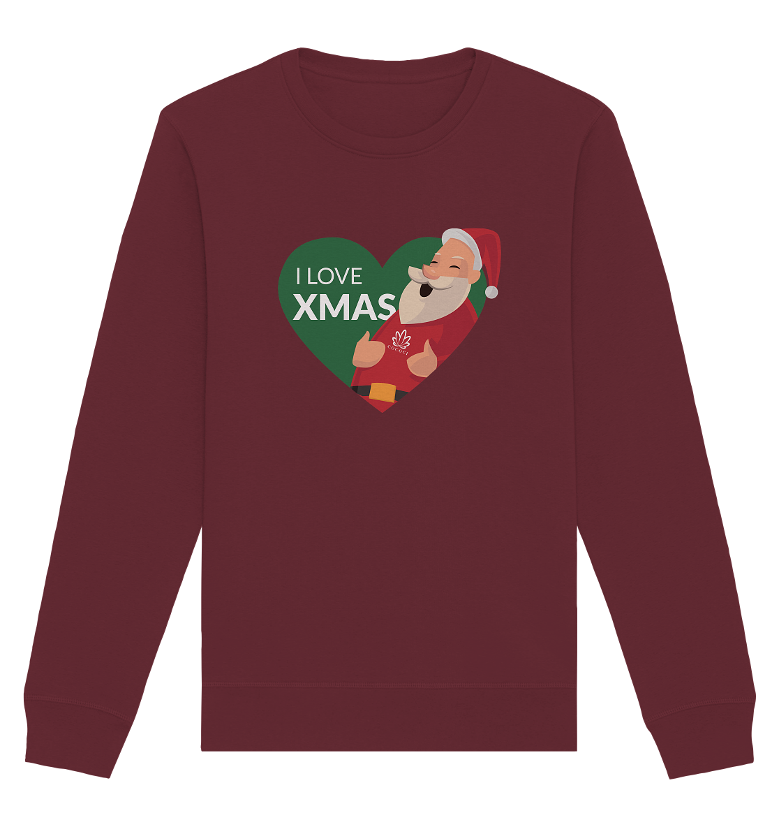 I Love Xmas - Organic Basic Unisex Sweatshirt