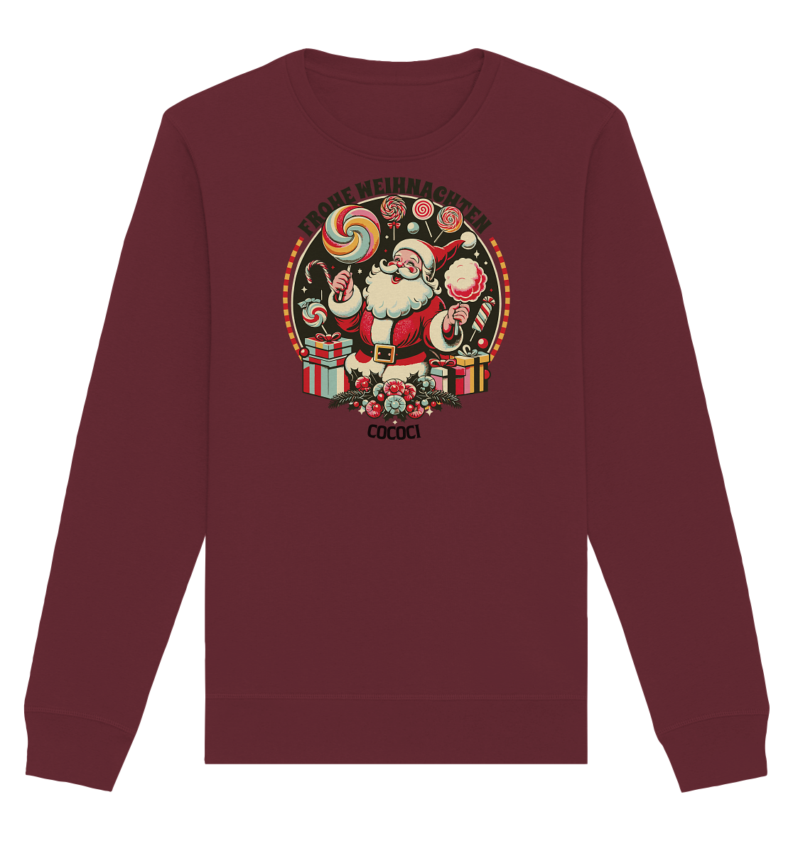 Santa - Organic Basic Unisex Sweatshirt