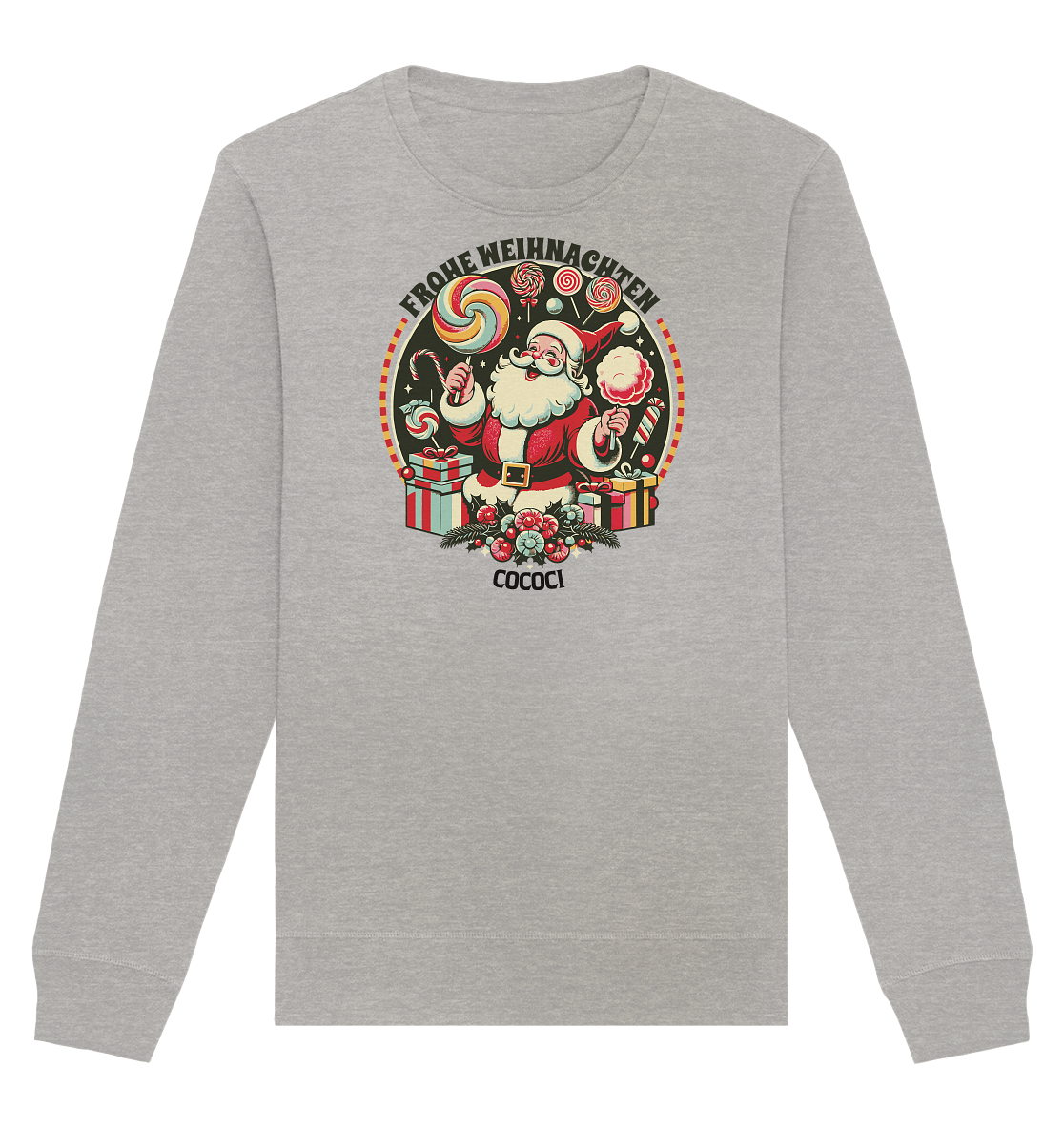 Santa - Organic Basic Unisex Sweatshirt