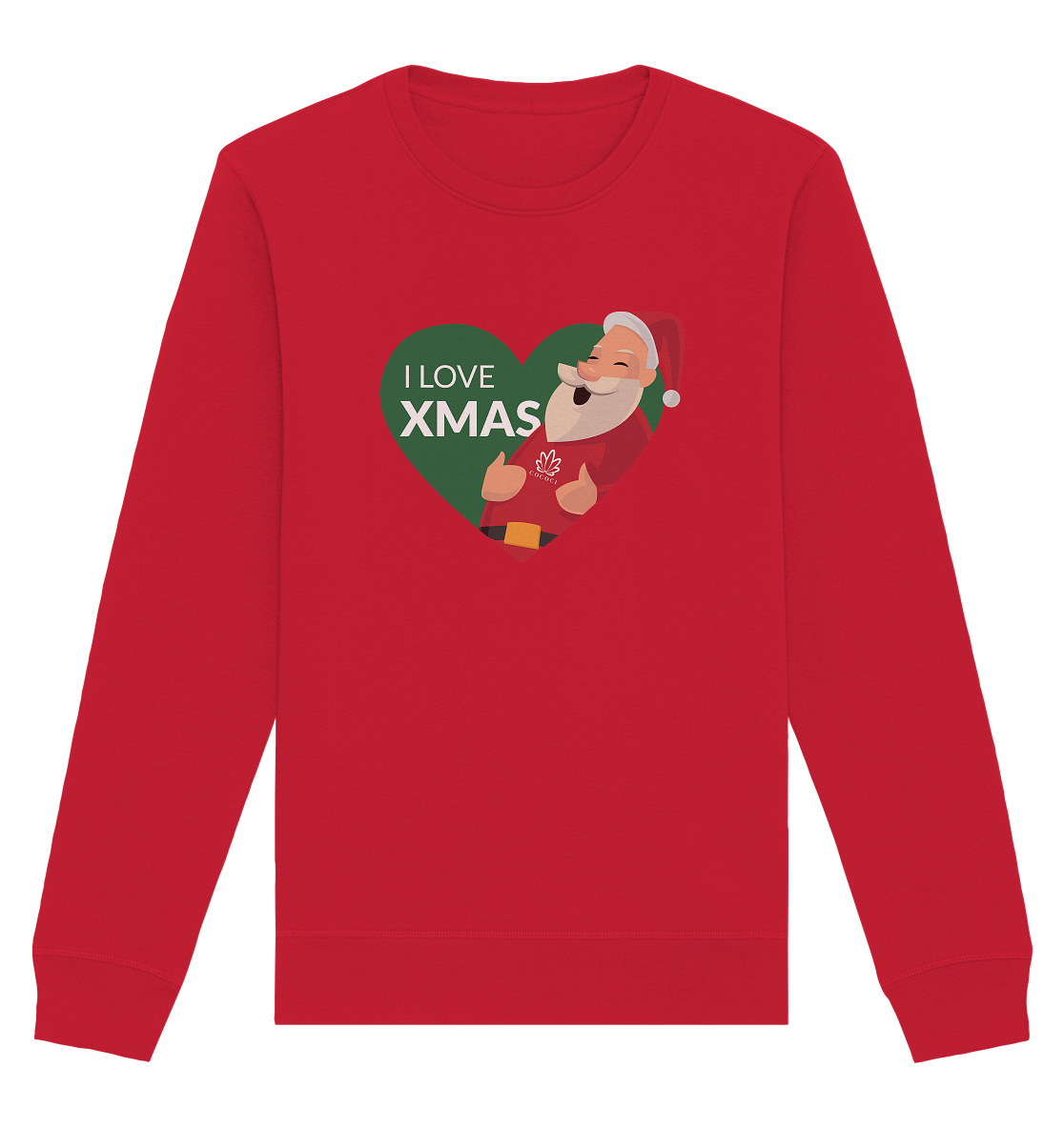 I Love Xmas - Organic Basic Unisex Sweatshirt