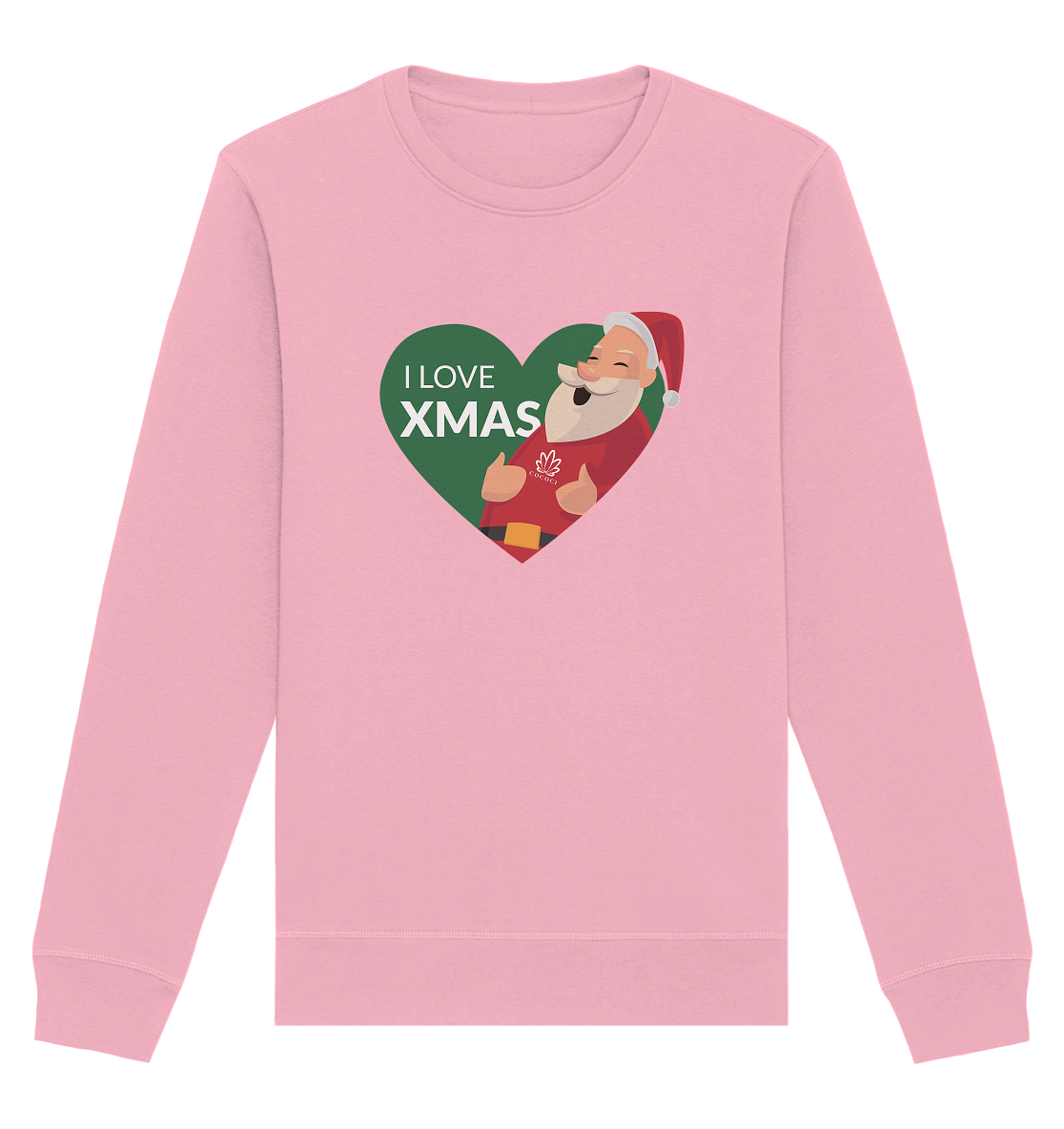 I Love Xmas - Organic Basic Unisex Sweatshirt