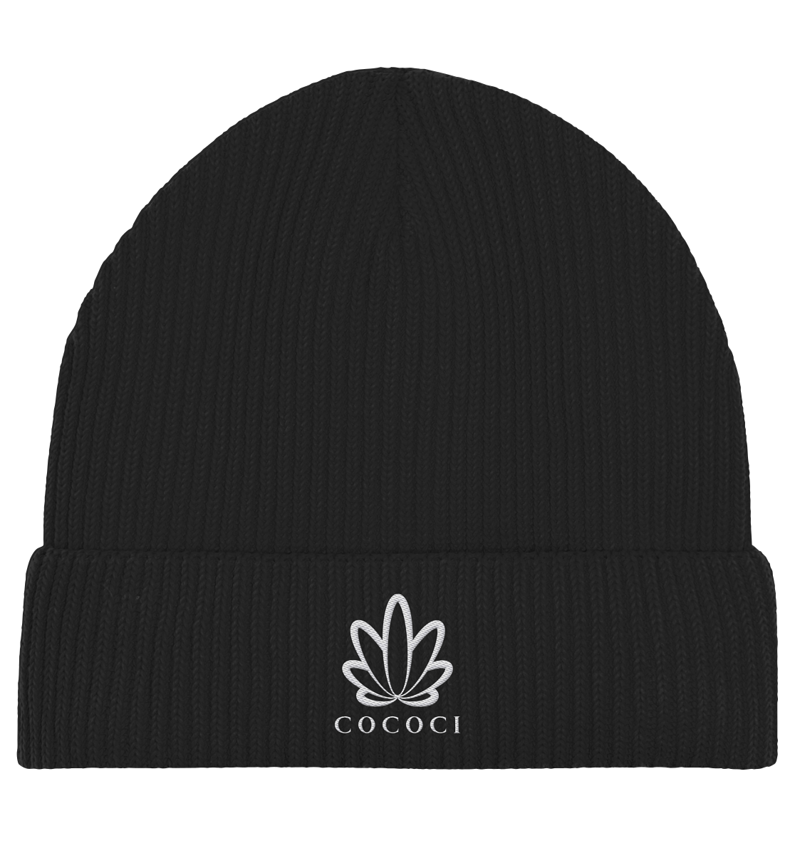 cococi Stick Logo - Organic Fisherman Beanie - cococi-clothing