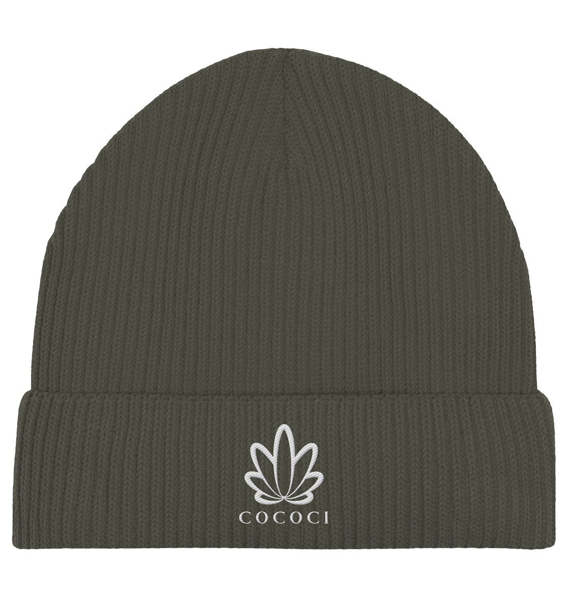 cococi Stick Logo - Organic Fisherman Beanie - cococi-clothing