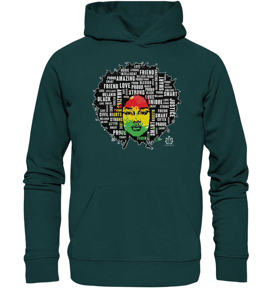 Afro - Organic Hoodie - cococi-clothing