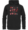 Hearts - Organic Hoodie - cococi-clothing