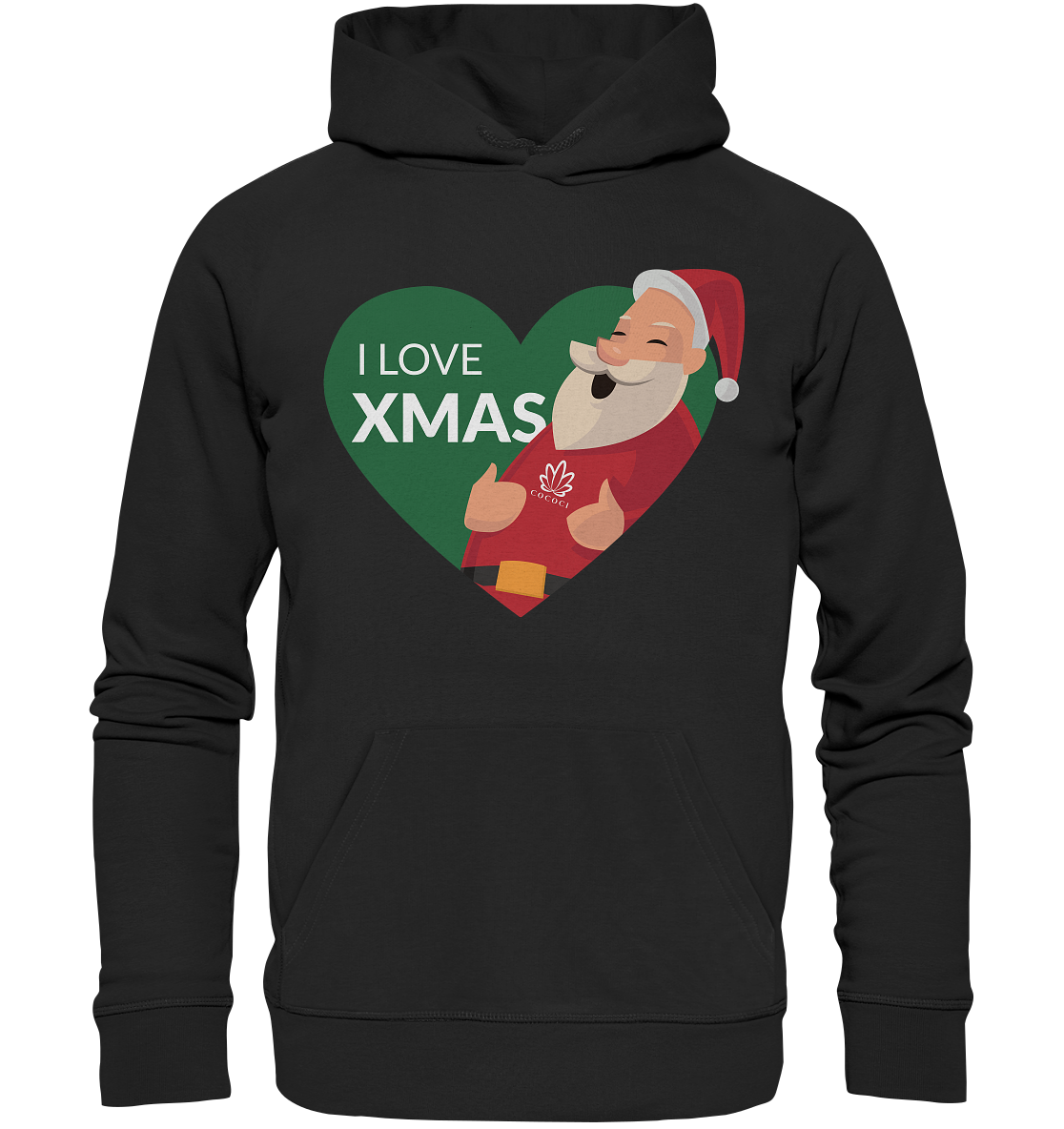 I Love Xmas - Organic Hoodie