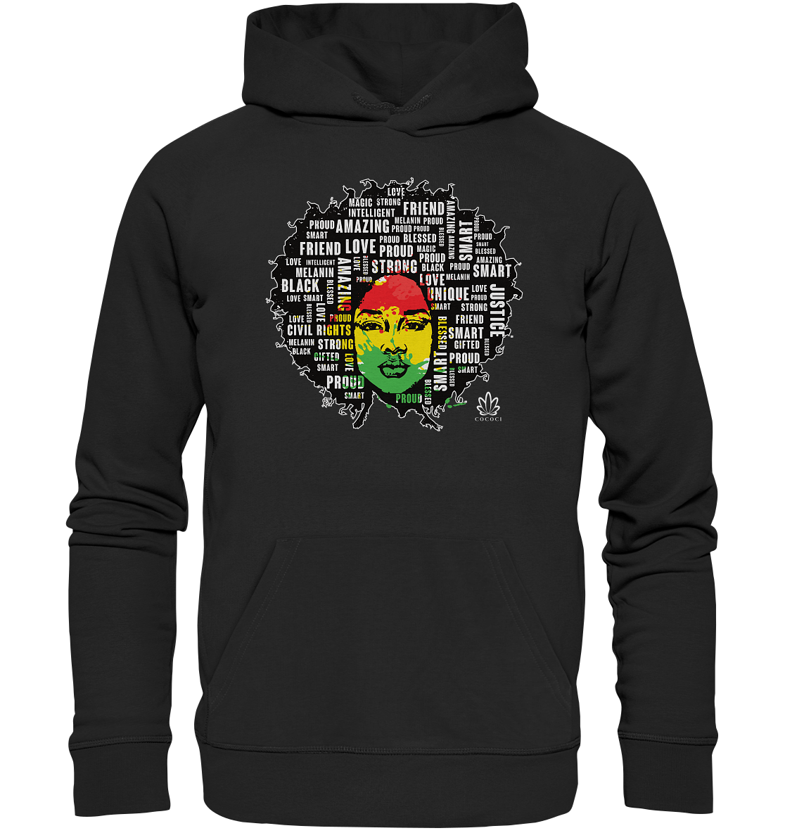 Afro - Organic Hoodie - cococi-clothing