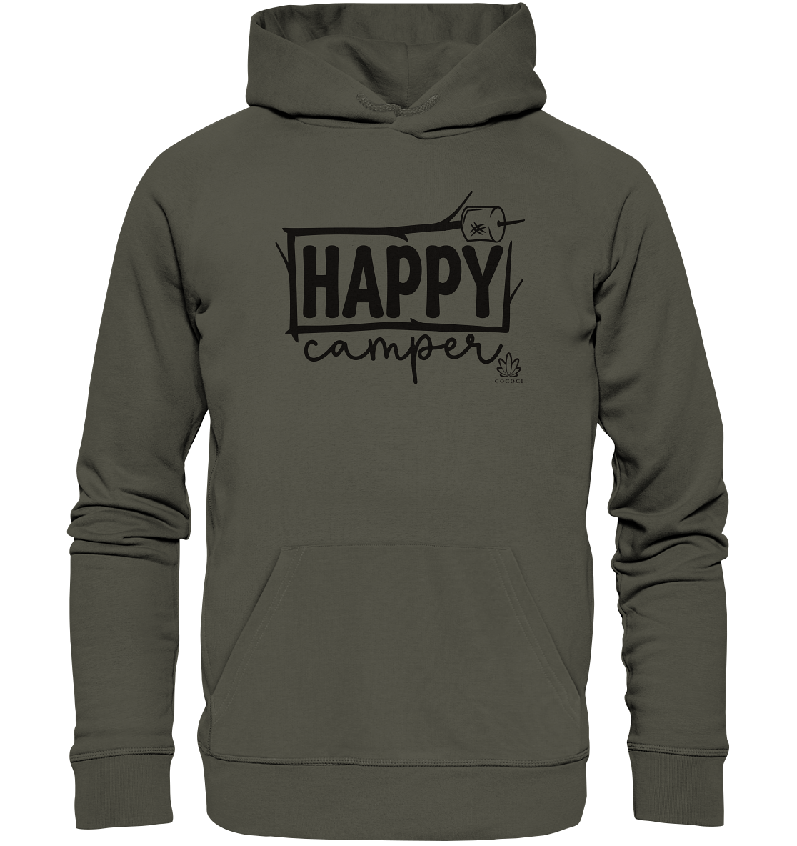 Happy Camper II - Organic Hoodie - cococi-clothing