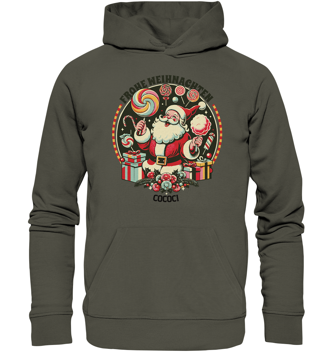 Santa - Organic Hoodie