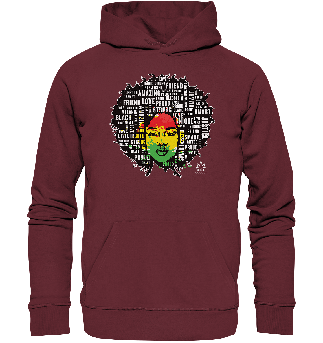 Afro - Organic Hoodie - cococi-clothing