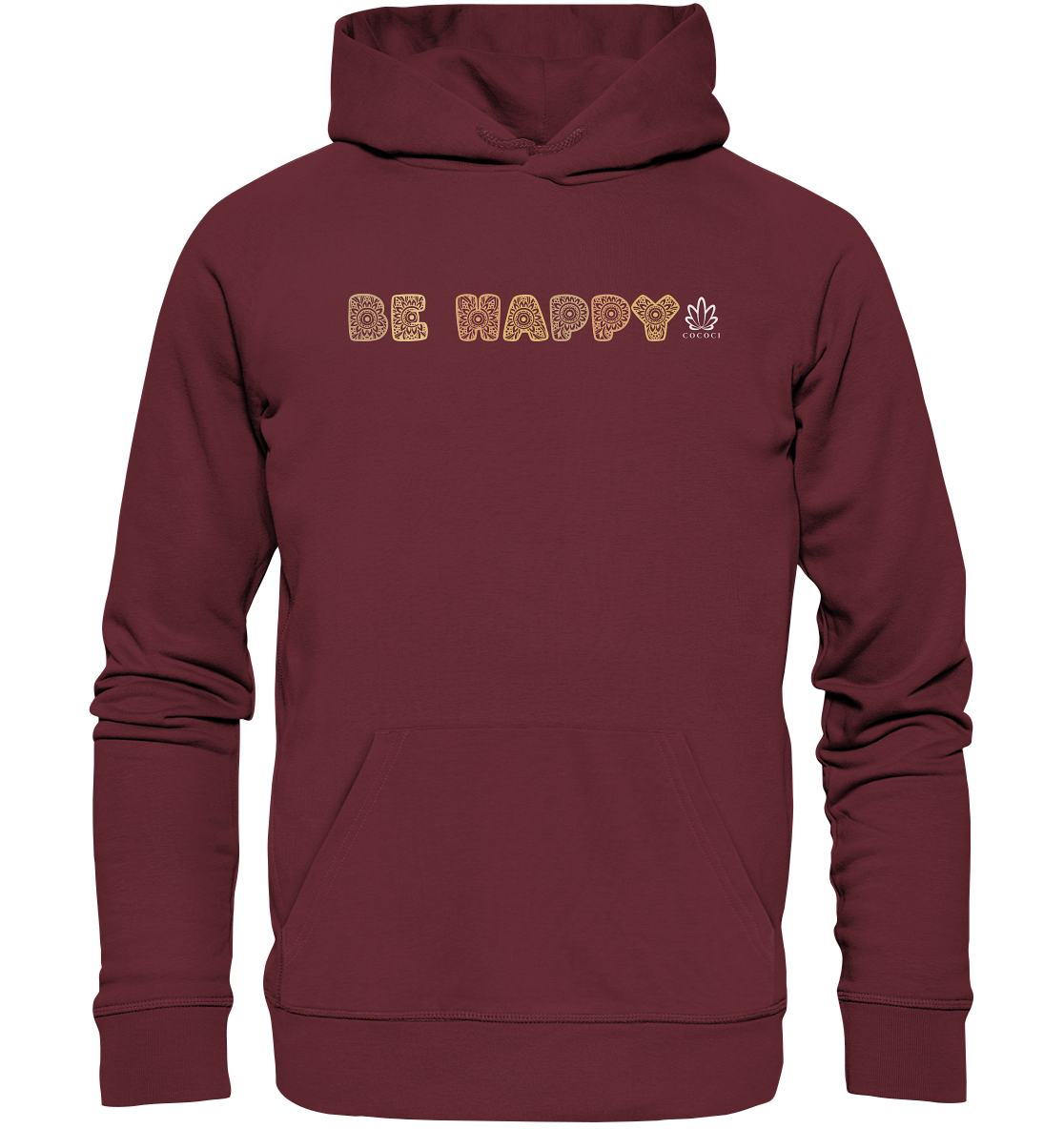 Be Happy - Organic Hoodie - cococi-clothing