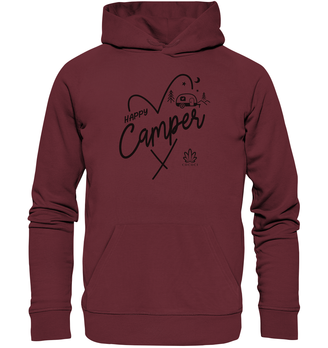 Happy Camper I - Organic Hoodie - cococi-clothing