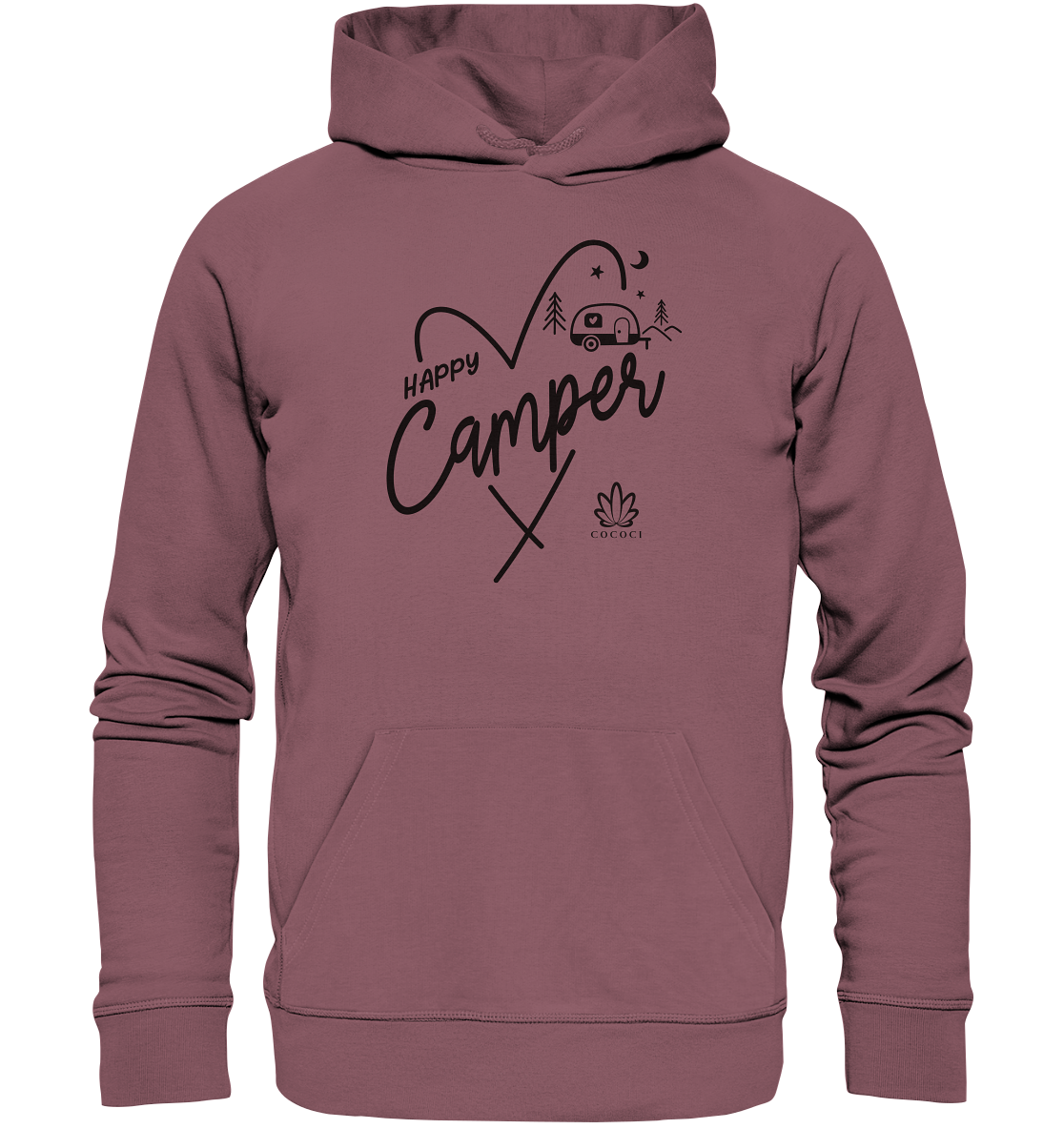 Happy Camper I - Organic Hoodie - cococi-clothing