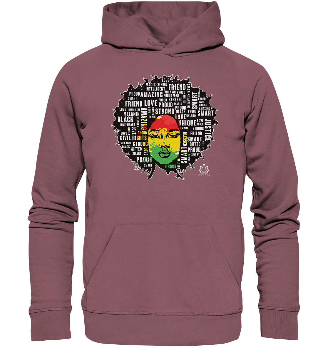 Afro - Organic Hoodie - cococi-clothing