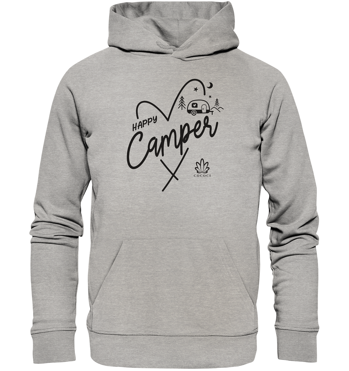 Happy Camper I - Organic Hoodie - cococi-clothing