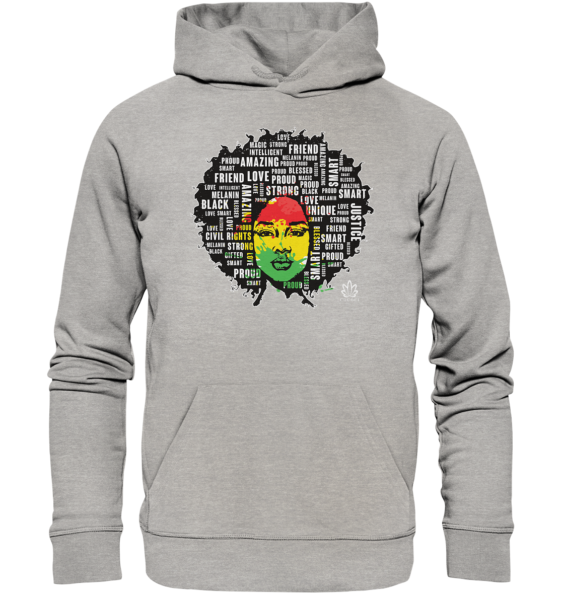 Afro - Organic Hoodie - cococi-clothing