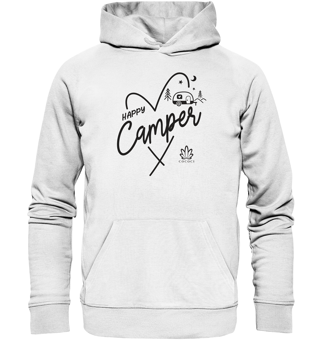 Happy Camper I - Organic Hoodie - cococi-clothing