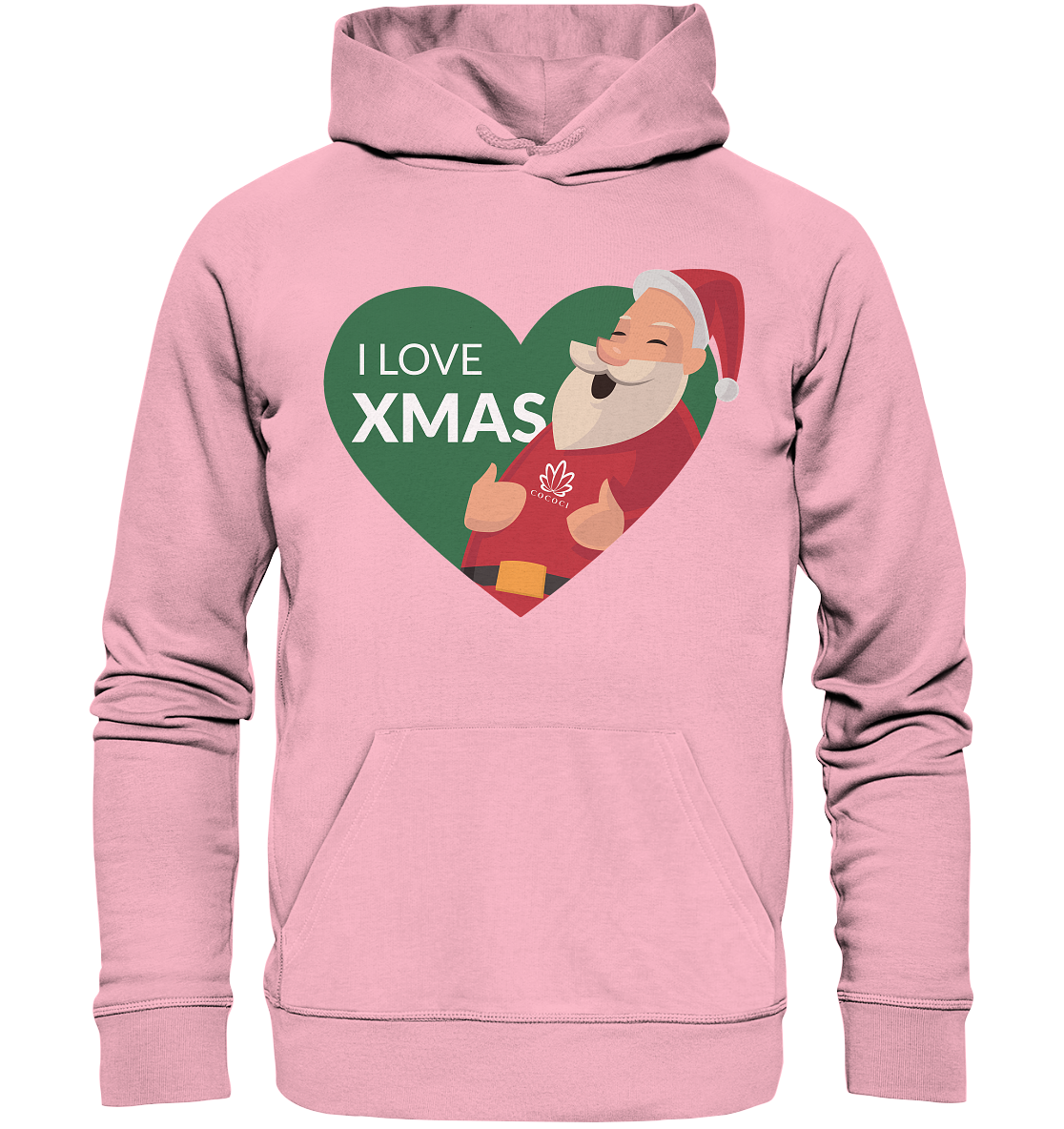 I Love Xmas - Organic Hoodie