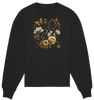 Flowers - Organic Oversize Sweatshirt - cococi-clothing