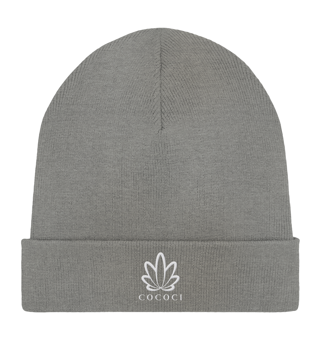 cococi Stick Logo - Organic Rib Beanie - cococi-clothing