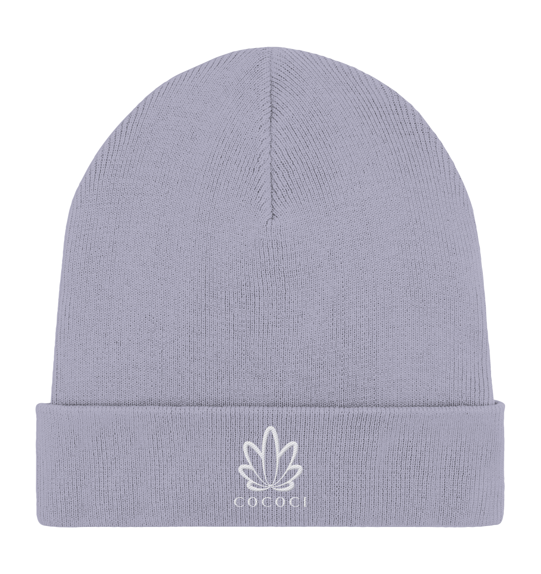 cococi Stick Logo - Organic Rib Beanie - cococi-clothing