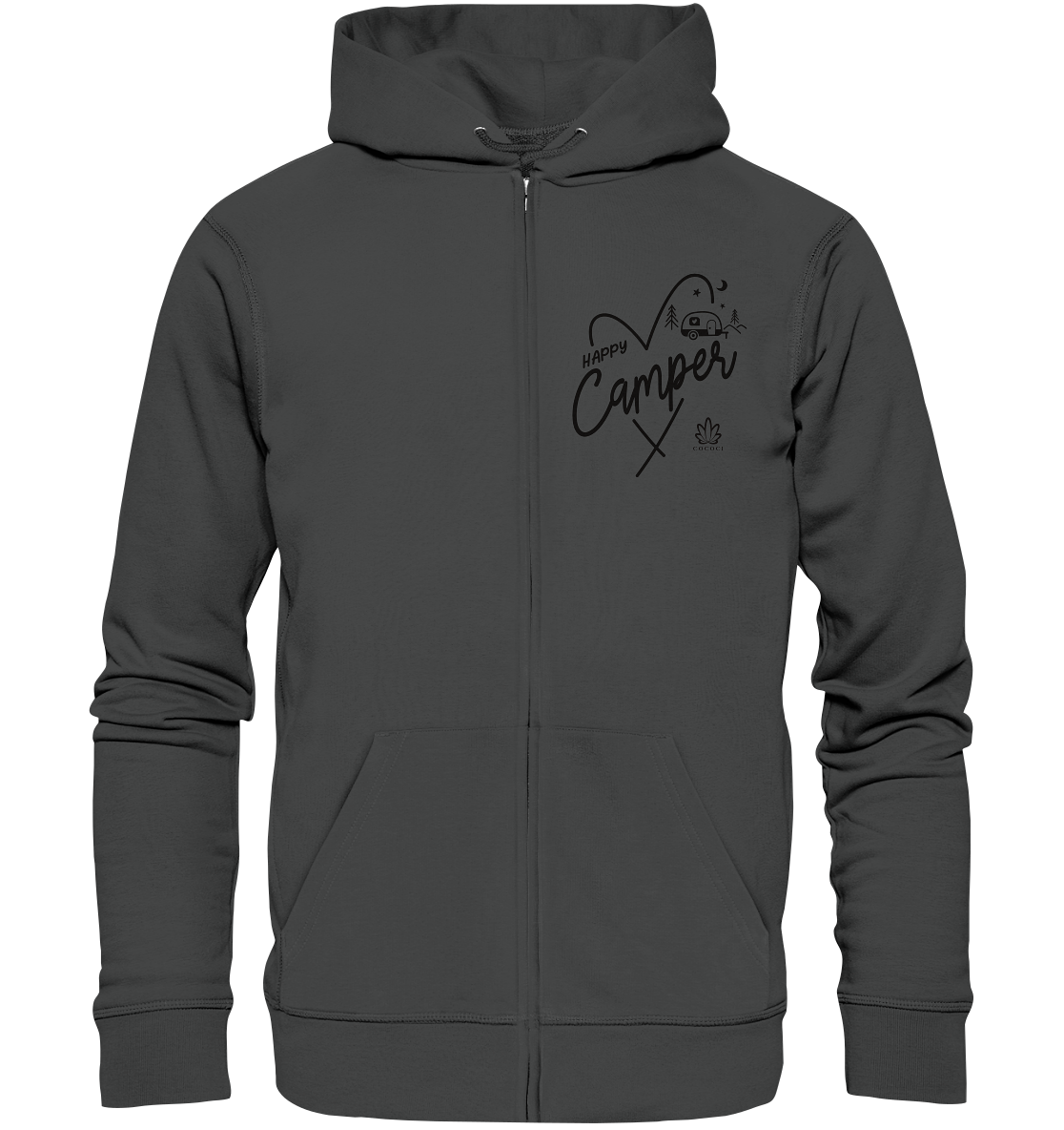 Happy Camper I - Organic Zipper - cococi-clothing