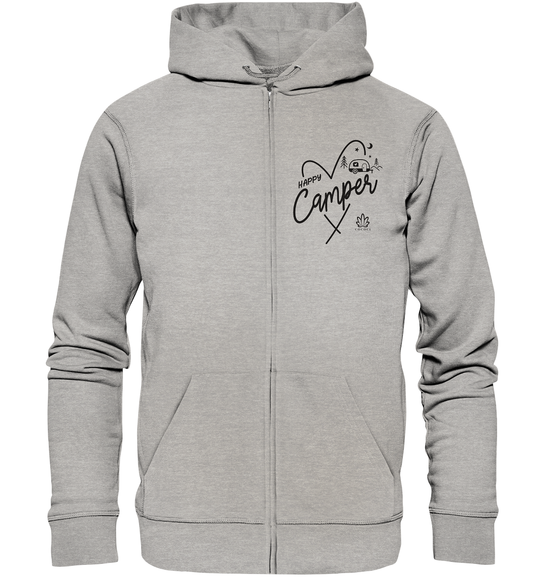 Happy Camper I - Organic Zipper - cococi-clothing