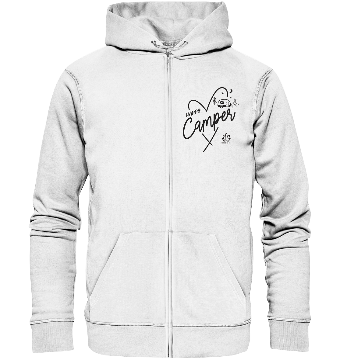 Happy Camper I - Organic Zipper - cococi-clothing