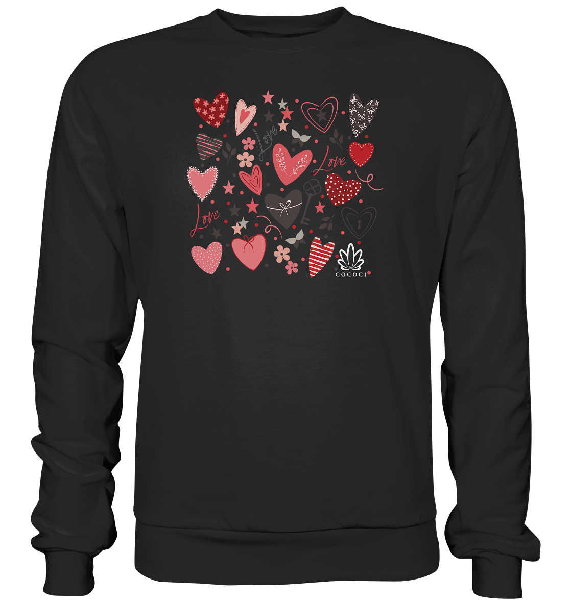 Hearts - Premium Sweatshirt - cococi-clothing