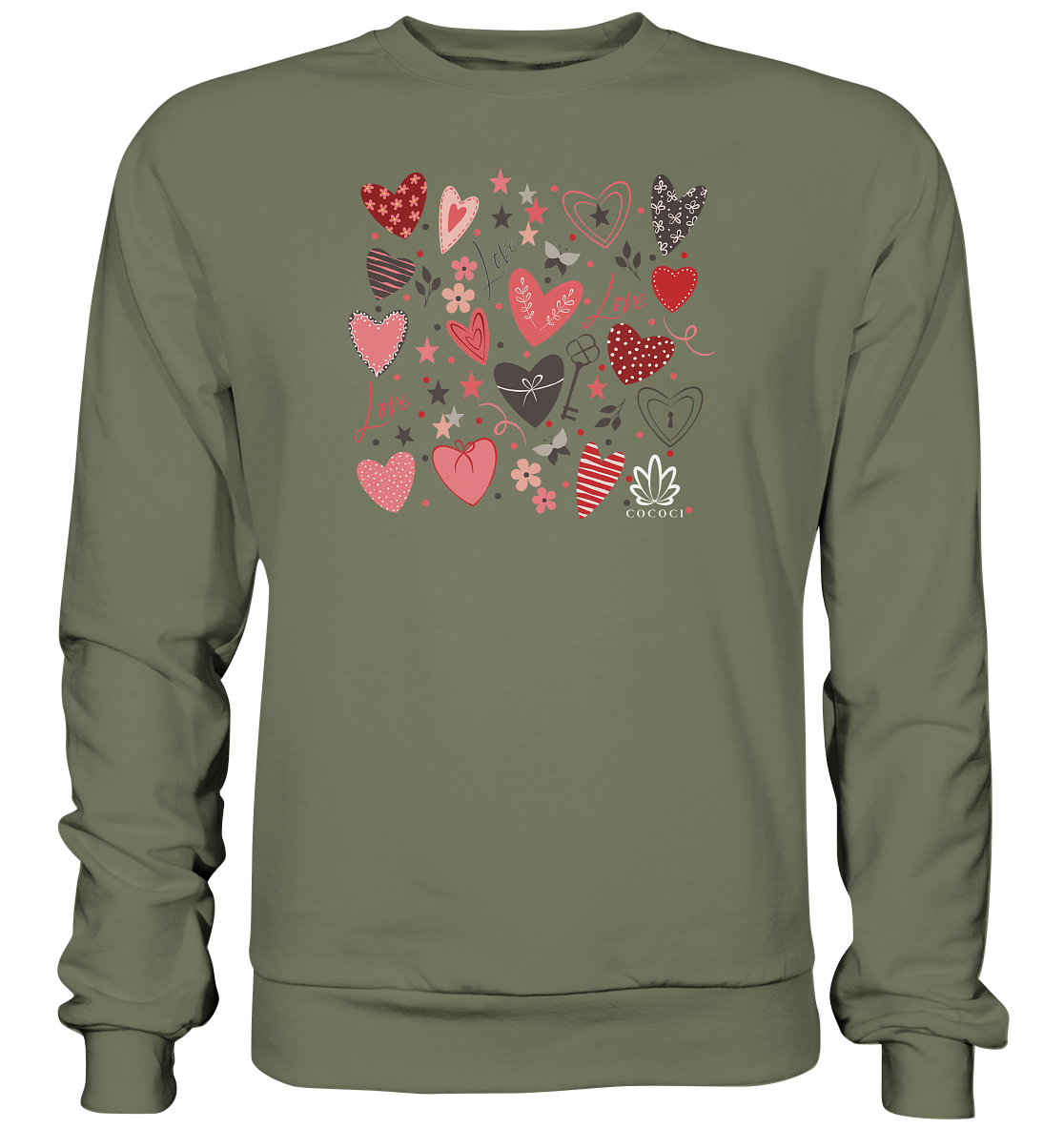 Hearts - Premium Sweatshirt - cococi-clothing