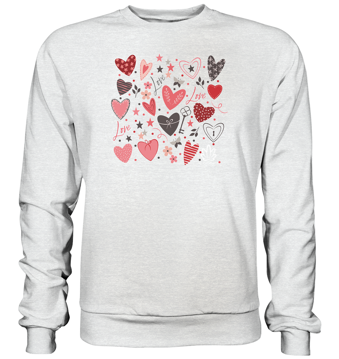 Hearts - Premium Sweatshirt - cococi-clothing